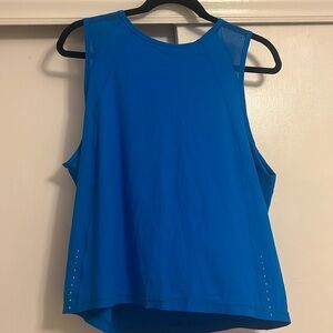 Lululemon Sculpt Tank Poolside Blue Size 10 (altered)